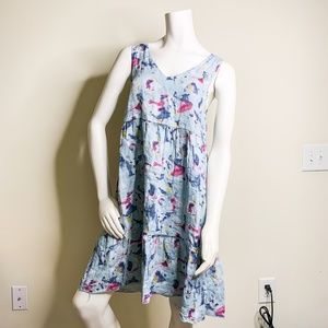 BELLAMBRA Linen Halter Dress Size S